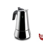 acciaio CAFFETTIERA STEEL INOX 4 TAZZE PER INDUZIONE ART.1387 GHIDINI CIPRIANO