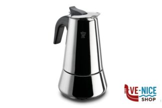 acciaio CAFFETTIERA STEEL INOX 6 TAZZE PER INDUZIONE ART.1388 GHIDINI CIPRIANO