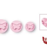 utensili vari per dolci CAKE DESIGN-SET 3 TAGLIAPASTA FARFALLA GUARDINI