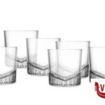 bicchiere liquore CALDERA - CONFEZIONE 6 BICCHIERI WHISKY CL.32,5 H.9 NUDE PASABAHCE