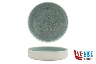 fondo CALDERA GREY KADEN-PIATTO FONDO IMPILABILE BORDO ALTO CM 20 PT SANGO CERAMICS