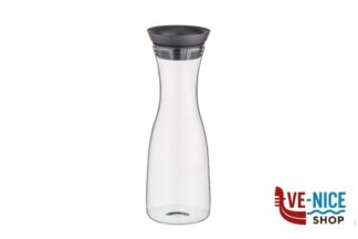 caraffe/decanter CARAFFA VETRO CON TAPPO INOX LT.1,0 CM.9,5XH.29 10766 APS ASSHEUER POTT GMBH E CO KG
