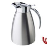 caraffe/decanter ADVANCED-CARAFFA INOX SATINATA CON PARTE SUPERIORE LUCIDA, ISOTERMICA A DOPPIA PARETE LT.1,0 CM.13XH.19,5  10923 APS  ASSHEUER POTT GMBH E CO KG