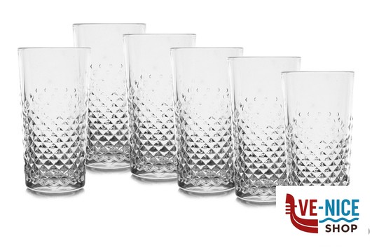 bicchieri bibita CARATS - CONFEZIONE 6 BICCHIERI COOLER CL 41 B.V.KONINKLIJKE NEDERLANDSCHE GLASFABRIEK LEERDAM