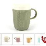 porcellana CARDIGAN-TAZZA MUG RILIEVO CL.40 COLORI ASSORTITI Q1108-17-400 IMPORT TAVOLA