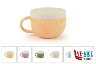 porcellana CARDIGAN-TAZZA COLAZIONE COLORI ASSORTITI Q1108-16-400-C IMPORT TAVOLA