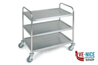 0 CARRELLO SERVICE 3 PIANI ACCIAIO INOX CM.91X59XH.93 11979 APS ASSHEUER POTT GMBH E CO KG