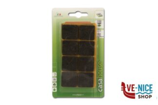 0 CART. 16 FELTRINI MARRON.28X28MM ELIPLAST