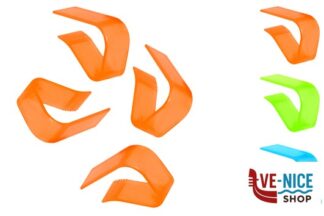 altri CONFEZIONE 4 FERMATOVAGLIA TRASPARENTI COLORI ASSORTITI 304-4 ELIPL ELIPLAST