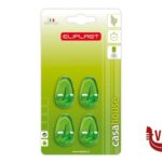 0 CART. 4 GANCI OVALI PICCOLI 2-4 ELIPL ELIPLAST