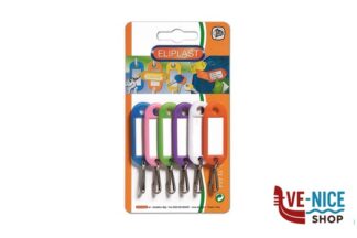 0 CART. 6 TARGHETTE PORTACHIAVI 75-6ELIPL ELIPLAST