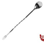 preparazione CUCCHIAIO MISCELATORE ACCIAIO BAR CON FORCHETTINA  H503K TABLECRAFT