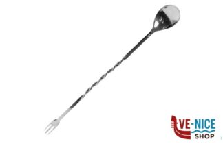 preparazione CUCCHIAIO MISCELATORE ACCIAIO BAR CON FORCHETTINA H503K TABLECRAFT