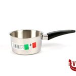 inox CASSERUOLA CONICA INOX CM.12 MAN.BAKELITE  CON BECCO RIVADOSSI