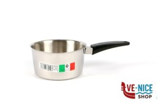 inox CASSERUOLA CONICA INOX CM.14 MAN.BAKELITE CON BECCO RIVADOSSI
