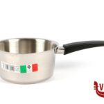 inox CASSERUOLA CONICA INOX CM.16 MAN.BAKELITE  CON BECCO RIVADOSSI