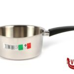 inox CASSERUOLA CONICA INOX CM.18 MAN.BAKELITE  CON BECCO RIVADOSSI