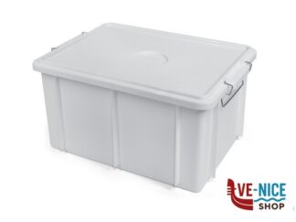 contenitori CASSETTA BOX CON COPERCHIO CM 50X40X 26 LT.40 GIGANPLAST
