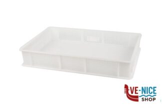 contenitori CASSETTA PLASTICA SERVICE FONDO E PARETI FORATI CM 60X40X H 10 LT 20 GIGANPLAST