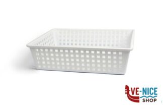 contenitori CESTA FORATA CM 40X30X10 BIANCO 2250M GIGANPLAST