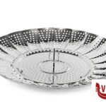 posacenere CESTELLO CUOCIVAPORE IN ACCIAIO INOX CM.28   CSTM-11 IMPORT CUCINA
