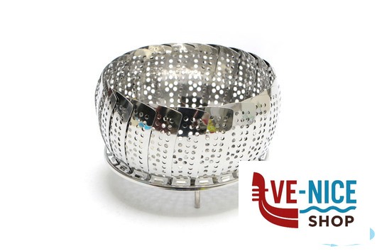 mondo cottura CESTELLO CUOCIVERDURA INOX CM.30 1321 CALDER - immagine 2