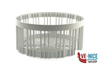 pulizia-igiene CESTELLO TONDO CM.35 APERTO SENZA ANELLO  RBASET35 INOX MACEL
