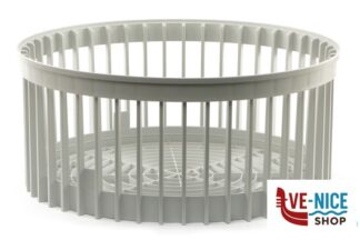 pulizia-igiene CESTELLO TONDO CM.40 APERTO SENZA ANELLO RBASET40 INOX MACEL