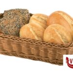 0 ECONOMIC-CESTINO PANE POLIPROPILENE RETTANGOLARE CM.31,5X22XH.8,5 MARRONE 40196 APS  ASSHEUER POTT GMBH E CO KG