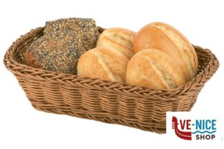 0 ECONOMIC-CESTINO PANE POLIPROPILENE RETTANGOLARE CM.31,5X22XH.8,5 MARRONE 40196 APS ASSHEUER POTT GMBH E CO KG