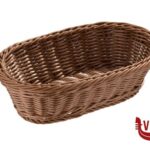 0 ECONOMIC-CESTINO PANE POLIPROPILENE OVALE 28,5X17XH.8,5 MARRONE 40194 APS  ASSHEUER POTT GMBH E CO KG