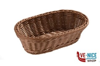 0 ECONOMIC-CESTINO PANE POLIPROPILENE OVALE 28,5X17XH.8,5 MARRONE 40194 APS ASSHEUER POTT GMBH E CO KG