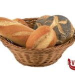 0 ECONOMIC-CESTINO PANE POLIPROPILENE TONDO CM.25,5XH.8,5 MARRONE 40192 APS  ASSHEUER POTT GMBH E CO KG