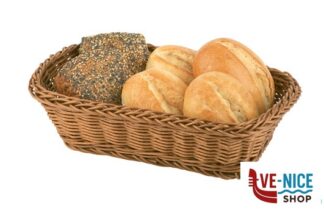 0 ECONOMIC-CESTINO PANE POLIPROPILENE RETTANGOLARE CM.31,5X22XH.8,5 BEIGE 40159 APS ASSHEUER POTT GMBH E CO KG