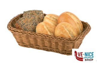 0 ECONOMIC-CESTINO PANE POLIPROPILENE RETTANGOLARE CM.23X17XH.8,5 BEIGE 40140 APS ASSHEUER POTT GMBH E CO KG