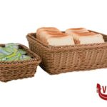 0 GN LINE-CESTA BUFFET POLIPROPILENE GN 1.3 CM.32,5X17,6XH.10 MARRONE 40274 APS  ASSHEUER POTT GMBH E CO KG