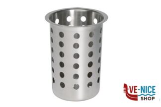 posate CESTINO PORTAPOSATE INOX SATINATO TONDO CM.9,7XH.13,7 11999 APS ASSHEUER POTT GMBH E CO KG