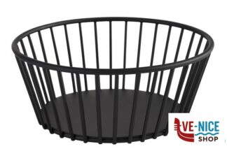 cestini per il pane URBAN-CESTINO METALLO TONDO CM.17XH.7 NERO APS ASSHEUER POTT GMBH E CO KG