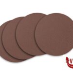 CONFEZIONE 4 SOTTOBICCHIERI IN ECOCUOIO RIGENERATO TONDO CM.11 TABACCO IMPORT PROFESSIONAL tovagliette/tovaglioli 1 pezzi