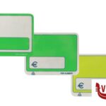 segnaletiche CONFEZIONE 40 SEGNAPREZZI ALIMENTARI CM 9X7 EUROTARGHE SNC DI POZZAGLIO ANTONIO E C.