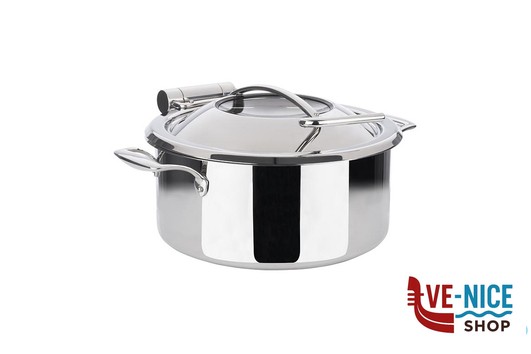 professionali ORBIT - CHAFING DISH-PENTOLA L.8 CON BACCINELLA LT.4 INOX CM.30,5 H.17,5 APS ASSHEUER POTT GMBH E CO KG