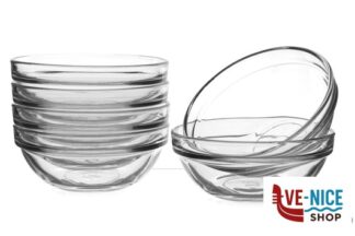 insalat zuppiere sals antipast CHEF S - CONFEZIONE 6 COPPETTE IMPILABILI IN VETRO CM 9 PASABAHCE