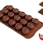 preparazione cibi CHOCO-STAMPO CIOCCOLATINI N.15 VERTIGO TONDI SCG04 SILIKOMART