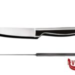 acciaio CHULETEROS HQ COLTELLO STEAK K6.2 LAMA LISCIA MANICO  SATIN 6013 COMAS
