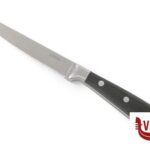 acciaio CHULETEROS HQ COLTELLO STEAK MONTBLANC BLACK MANICO ACRILICO 8595 COMAS