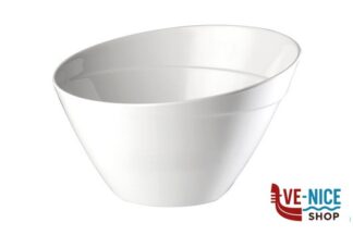 0 BALANCE-COPPA IN MELAMINA BIANCA OBLIQUA CM.21 H.13 CON PIEDINI ANTISCIVOLO 84041 APS ASSHEUER POTT GMBH E CO KG