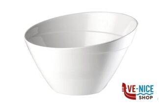 0 BALANCE-COPPA IN MELAMINA BIANCA OBLIQUA CM.24,5 H.15 CON PIEDINI ANTISCIVOLO 84042 APS ASSHEUER POTT GMBH E CO KG