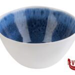 0 BLUE OCEAN-COPPETTA IN MELAMINA ESTERNO BIANCO INTERNO BLU CM.15 H.7,5  84677 APS  ASSHEUER POTT GMBH E CO KG
