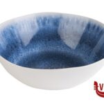 0 BLUE OCEAN-COPPETTA IN MELAMINA ESTERNO BIANCO INTERNO BLU CM.30,5 H.9  84678 APS  ASSHEUER POTT GMBH E CO KG