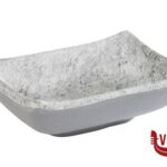ciotolina ELEMENT-COPPETTA RETTANGOLARE CM 9X7XH.3 MELAMINA GRIGIO  ASPETTO CEMENTO APS  ASSHEUER POTT GMBH E CO KG